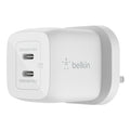 Şarjêra Dîwêr a Belkin BoostCharge Pro Dual USB-C GaN bi PPS 45W