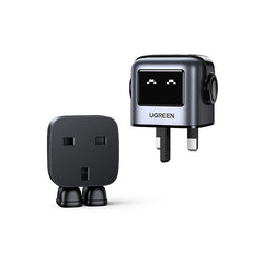 شاحن يوجرين روبوت GaN 65 واط 3 منافذ USB-A+2×USB-C | UGREEN USB-A+2×USB-C 65W Robot GaN Tech Fast Charger