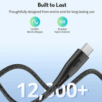 كيبل راف باور RP-CB1029 تايب سي إلى تايب سي 60 واط 1.2 متر | RAVPower RP-CB1029 Type-C to C 60W Rapid Charging Cable 1.2m