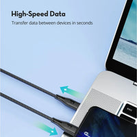 كيبل راف باور RP-CB1029 تايب سي إلى تايب سي 60 واط 1.2 متر | RAVPower RP-CB1029 Type-C to C 60W Rapid Charging Cable 1.2m