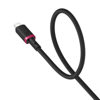 Baseus Dura Cable C→iP 20W 2m Red+Black | كابل بيسوس ديورا C→iP 20 واط 2 متر أحمر وأسود