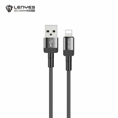 كيبل Lenyes يو اس بي اي الى لايتننع بطول 1 متر وبقدرة شحن 12 واط | Lenyes CABLE USB-A To Lightning 1M-12W
