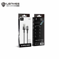كيبل Lenyes يو اس بي اي الى لايتننع بطول 1 متر وبقدرة شحن 12 واط | Lenyes CABLE USB-A To Lightning 1M-12W