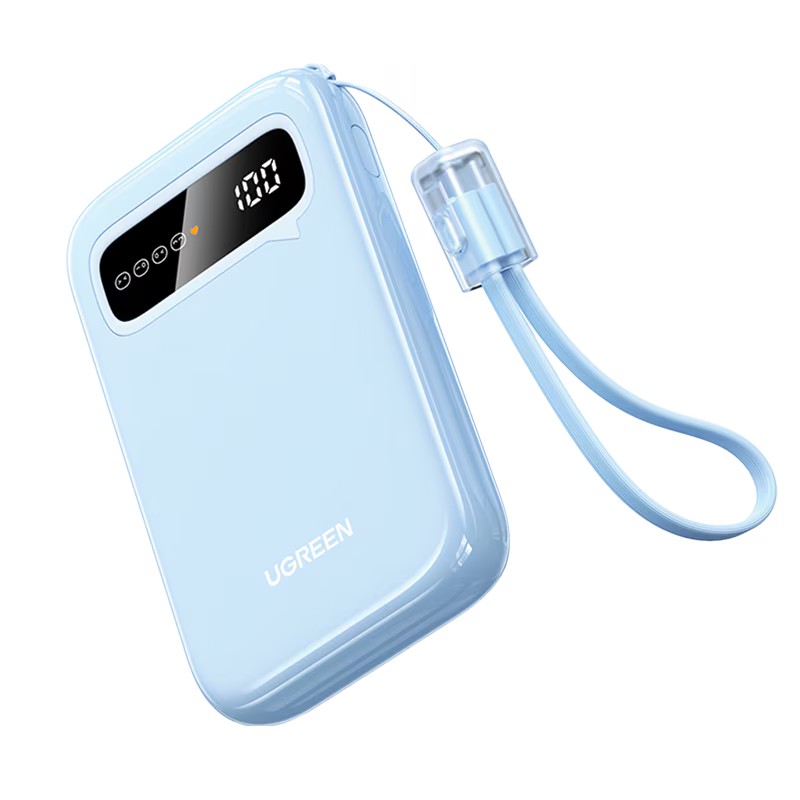 باور بانك يو جرين بسعة 10,000 مللي امبير وبقدرة شحن 20 واط شحن سريع ثنائي الاتجاه | UGREEN 10000 mAh 20W Two-way Fast Charging Power Bank