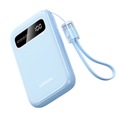 باور بانك يو جرين بسعة 10,000 مللي امبير وبقدرة شحن 20 واط شحن سريع ثنائي الاتجاه | UGREEN 10000 mAh 20W Two-way Fast Charging Power Bank
