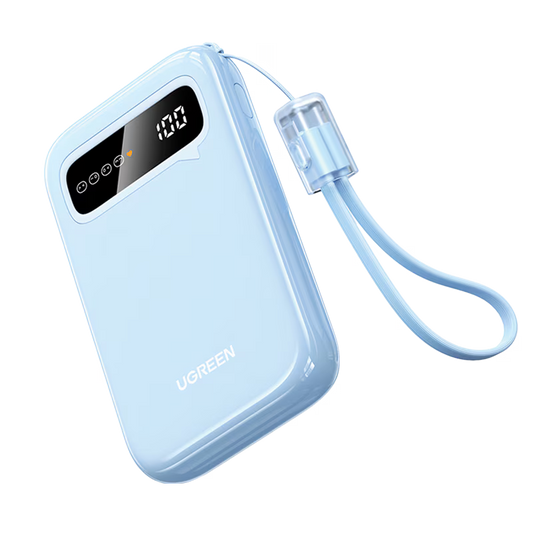 باور بانك يو جرين بسعة 10,000 مللي امبير وبقدرة شحن 20 واط شحن سريع ثنائي الاتجاه | UGREEN 10000 mAh 20W Two-way Fast Charging Power Bank