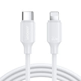 كيبل جويرووم لونج لاستنج سيريس يو اس بي سي الى لايتننغ بقدرة شحن 20 واط وطول 1 متر | JOYROOM Long-Lasting Series 20W Fast Charging Data Cable Type-C to Lightning 1m