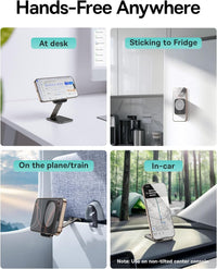 Baseus PrimeTrip VX1 Magnetic Car Holder Rectangle Black | حامل بيسوس برايم تريب VX1 مغناطيسي مستطيل للسيارة أسود