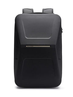 حقيبة ظهر بانجي بغطاء صلب مقاومة للماء وضد السرقة مع منفذ يو اس بي وقفل TSA - اسود | BANGE Hard Shell Backpack with USB Charging, TSA Lock, and Waterproof Design – Black