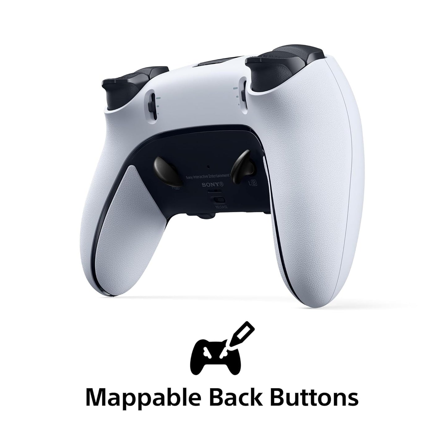 يد تحكم بلايستيشن 5 - PS5 - Joystick DualSense Edge Wireless Controller - White
