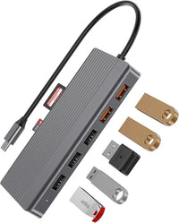 محول باورولوجي 12 في 1 بمنفذ تايب سي  | Powerology 12 in 1 USB-C Hub Ultimate Performance & Connectivity