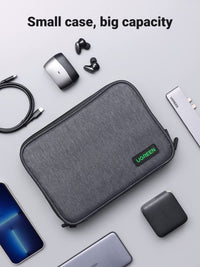 حقيبة UGREEN لتنظيم الكابلات والإلكترونيات للسفر | UGREEN Electronic Organizer Travel Cable Storage Bag