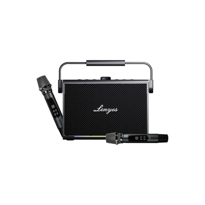 Lenyes Titan 2 سبيكر بلوتوث | 200W | مايكروفونات لاسلكية | إضاءة RGB | مقاوم للماء IPX6 | بطارية 20000mAh
