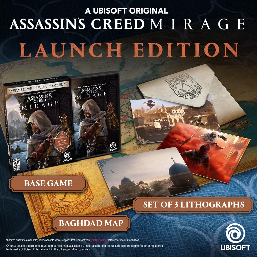 لعبة بلايستيشن 4 - أساسنز كريد ميراج | PS4 - Assassin's Creed Mirage