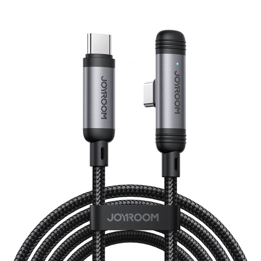 JOYROOM Kabloya Daneyan a Şarjkirina Bilez a Series EnjoyX 90°, Ji Tîpa-C bo Tîpa-C, 60W, 1.2m