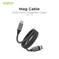 Oraimo MagCable OCD-710CC Magnetic USB-C to USB-C Cable Black - View 1