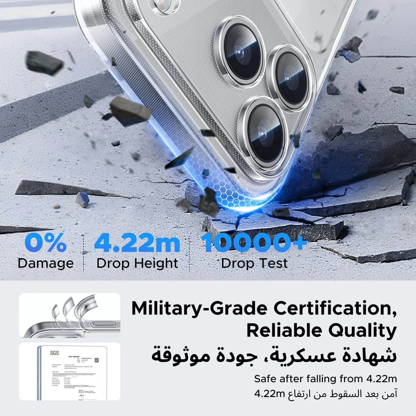 UGREEN Protective Case for iPhone 17 Pro Max | حافظة حماية يوجرين لآيفون 17 برو ماكس