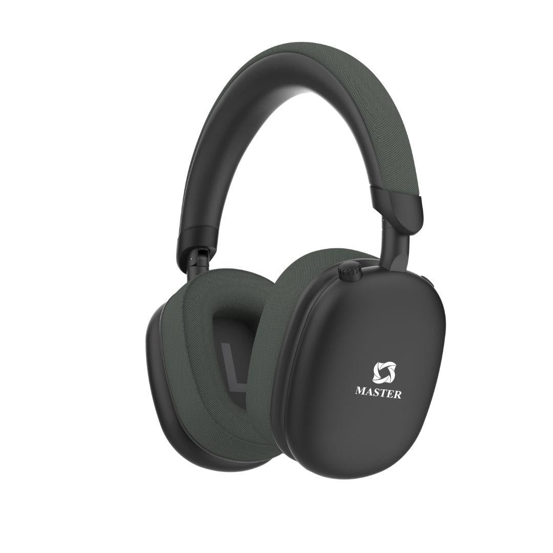 سماعة ماستر اللاسلكية بمنفذ تايب سي وبخاصية الغاء الضوضاء و وقت تشغيل حتى 30 ساعة | Master ANC Wireless Headphones Bluetooth 5.0 Active Noise Cancelling 30H Playtime USB-C Charging
