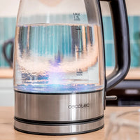 غلاية ماء كهربائية سيكوتيك ThermoSense 340 Clear بسعة 1.7 لتر وتصميم شفاف | Cecotec ThermoSense 340 Clear Electric Kettle 1.7L