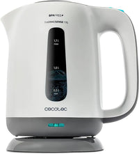 غلاية ماء كهربائية سيكوتيك ThermoSense 170 بسعة 1.7 لتر وغلي سريع | Cecotec ThermoSense 170 Electric Kettle 1.7L Fast Boil
