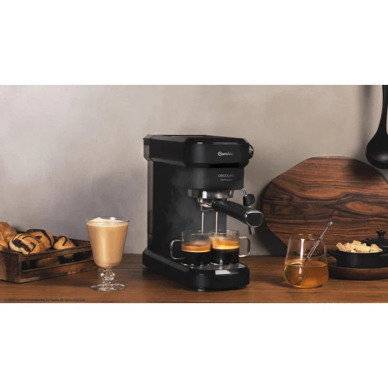 ماكينة إسبريسو Cecotec Cafelizzia 790 Black بضغط 20 بار لتحضير قهوة احترافية | Cecotec Cafelizzia 790 Black Espresso Machine 20 Bar