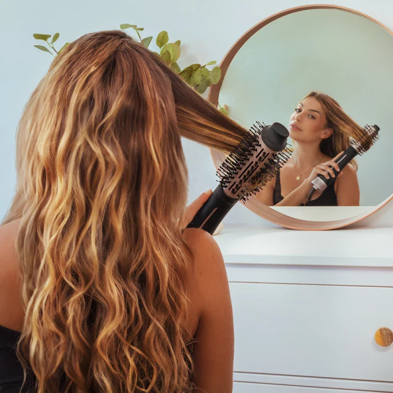 فرشاة تصفيف الشعر Cecotec CeramicCare Unique Touch ‏5 في 1 لتجفيف وتمليس وتمويج الشعر | Cecotec CeramicCare Unique Touch 5-in-1 Hair Styling Brush