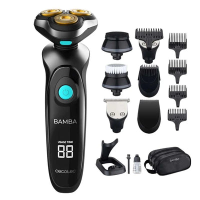 ماكينة حلاقة Cecotec PrecisionCare 10 في 1 مع شفرات تيتانيوم وشاشة رقمية | Cecotec PrecisionCare 10-in-1 Grooming Kit Titanium Blades IPX6 80 Min Digital Display