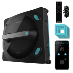 روبوت تنظيف النوافذ Cecotec Conga Windroid 1490 4 في 1 مع بخاخ ذكي واتصال ذكي | Cecotec Conga Windroid 1490 Connected 4-in-1 Window Cleaning Robot with Twerking Spray