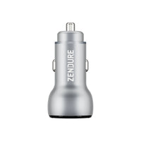 Zendure SuperDrive 48W Car Charger-Silver | شاحن سيارة زيندور سوبر درايف 48 واط - فضي
