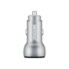 Zendure SuperDrive 48W Car Charger-Silver | شاحن سيارة زيندور سوبر درايف 48 واط - فضي
