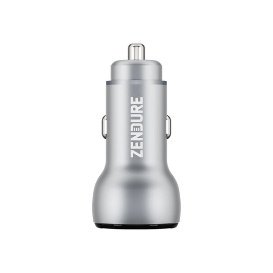 Zendure SuperDrive 48W Car Charger-Silver | شاحن سيارة زيندور سوبر درايف 48 واط - فضي