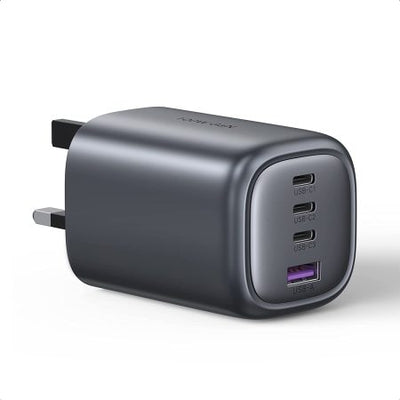 UGREEN USB-A+3×USB-C 100W GaN Tech Fast Charger - شاحن يوجرين 100 واط 4 منافذ GaN سريع