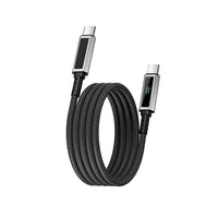 WiWU Warriors Link 100W كابل مغناطيسي معزز بألياف Kevlar Wi-C079 USB-C 1.2م