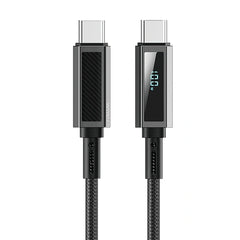 WiWU Warriors Link 100W كابل مغناطيسي معزز بألياف Kevlar Wi-C079 USB-C 1.2م