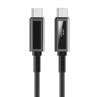 WiWU Warriors Link 100W كابل مغناطيسي معزز بألياف Kevlar Wi-C079 USB-C 1.2م