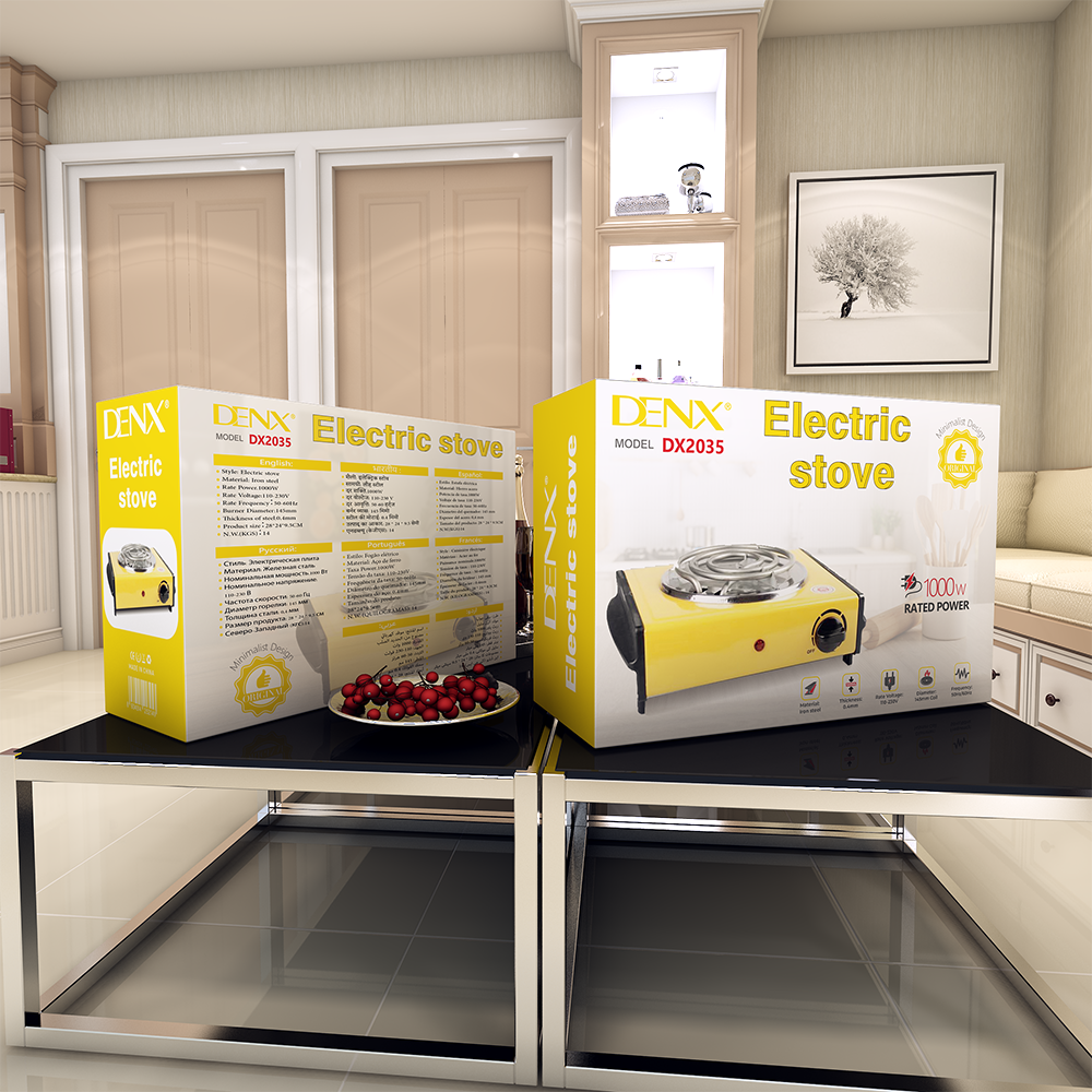 DENX Electric Stove 1000W DX2035 | موقد كهربائي دينكس 1000 واط