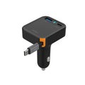 WiWU Wi-CC033 Helix 65W Triple Port Car Charger | شاحن سيارة WiWU Wi-CC033 Helix 65W ثلاثي المنافذ