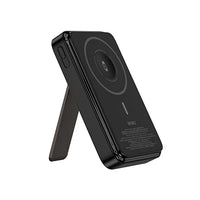 Bankeya Hêzê ya WiWU 10000mAh bi Şarjkirina Bilez a 22.5W, Kabloyên Type-C û Lightning ên Çêkirî û Stand | Bankeya Hêzê ya WiWU Duke Wi-P061 10000mAh, Şarjkirina Bilez a 22.5W bi Kabloyên Type-C û Lightning ên Çêkirî û Stand.