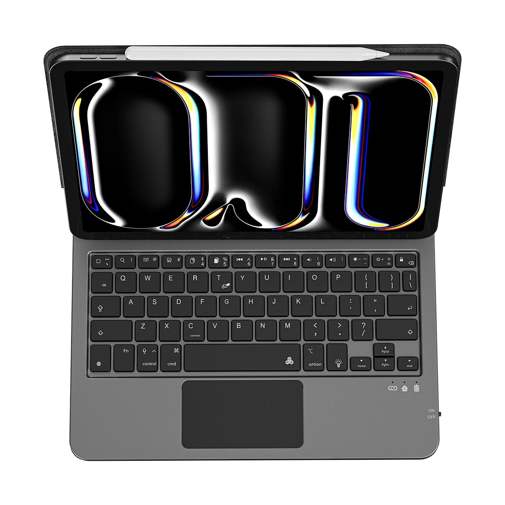 ماجيك كيبورد ويوو MK-003 مع اضائة خلفية وحافظة مغناطيسية للايباد اير 10.9 / 11 انش | WIWU Magic Keyboard MK-003 Tablet Magnetic Adsorption Keyboard Case with Backlit for iPad Air 2024 (10.9/11)
