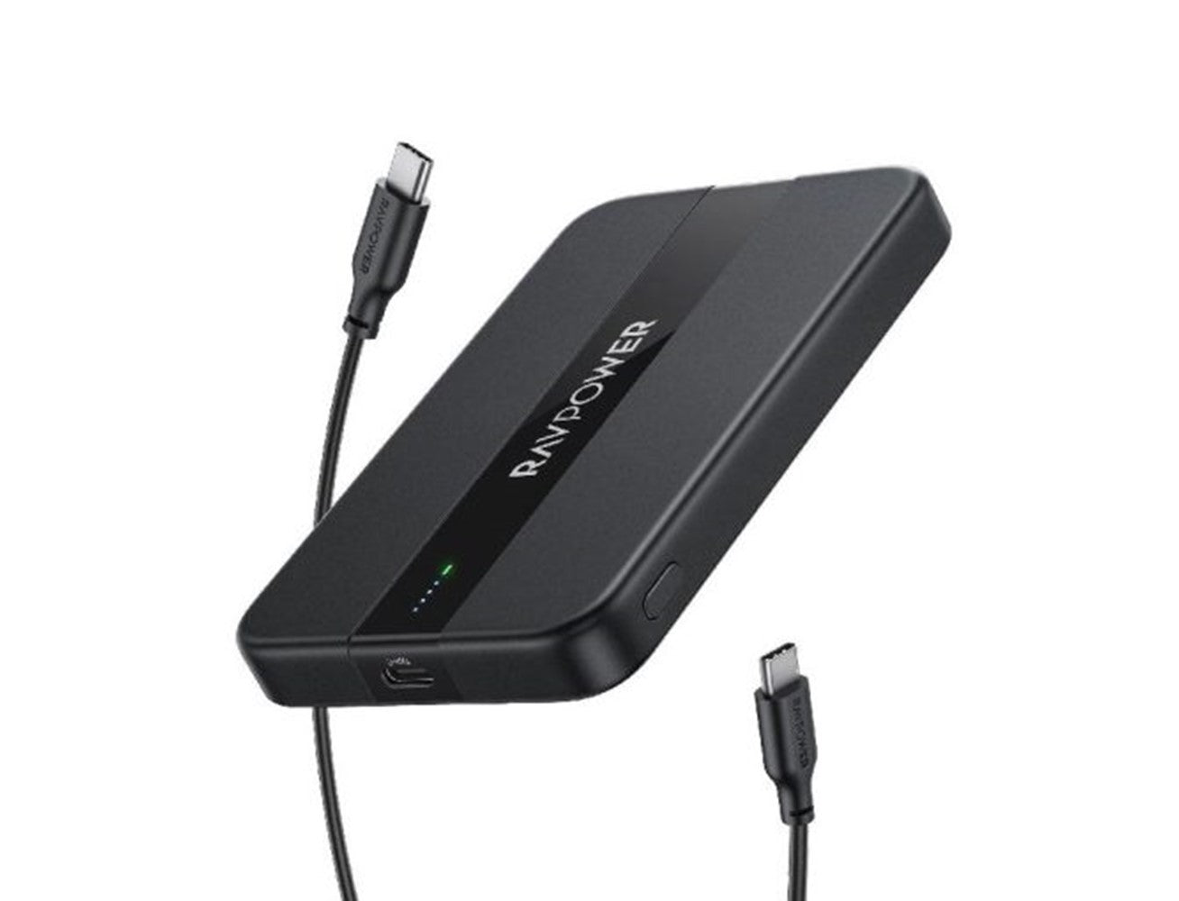 باور بانك راف باور ماغسيف بسعة 5000 مللي أمبير | RAVPower 5000mAh Magnetic Ultra-Slim Wireless Charger Power Bank