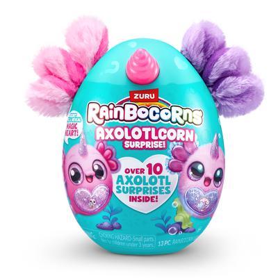 زورو رينبوكورنز أكسولوتل كورن مفاجأة | ZURU Rainbocorns Axolotlcorn Surprise 92120