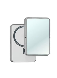 Green Lion Mirror Bank MagSafe Power Bank 10000mAh 20W PD 15W Wireless – Silver | باور بانك جرين لايون ميرور بانك MagSafe 10000ماه 20 وات فضي