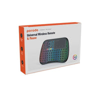 Klavyeya Destikê ya Bêtêl a Porodo Mini ya Bi Ronahiya RGB - Reş.