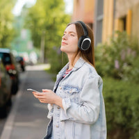 سماعة جرين لايون سانتوس اللاسلكية مع إلغاء الضوضاء ANC - أسود | Green Lion Santos Wireless Headphone with ANC - Black