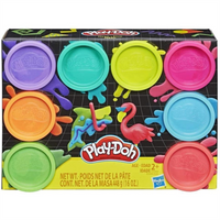 بلاي دو طقم 8 علب ألوان نيون | Play-Doh 8-Pack Neon E5063