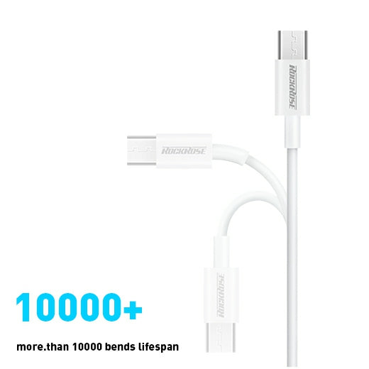 كيبل روك روز Zeta للشحن و المزامنة بطول 1 متر 2.4 أمبير | RockRose Zeta 1M 2.4A Charge & Sync Cable