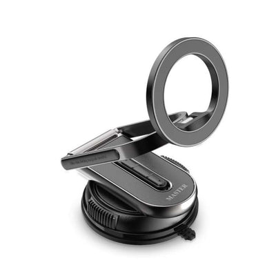حامل هاتف ماستر المغناطيسي للسيارة قابل للطي - اسود | Master Foldable Magnetic Car Holder - Black