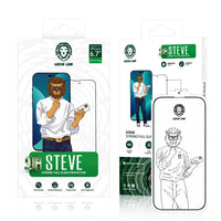 Green 9H Steve Glass Strong Full Screen Protector for iPhone 11 Pro - Clear | واقي شاشة جرين 9H ستيف جلاس كامل لآيفون 11 برو - شفاف