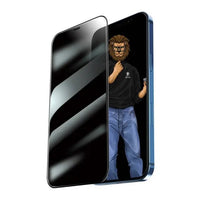 Green Lion 9H Steve Privacy Full Glass Screen Protector for iPhone 12 Pro Max (6.7") - زجاج حماية جرين ليون ستيف بخاصية الخصوصية