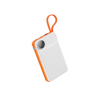 WiWU Wi-P007 CORE 22.5W 10,000mAh Power Bank with Built in Cable - باور بانك ويوو كور بسعة 10000ميلي أمبير شحن سريع 22.5 واط مع كابلات مدمجة